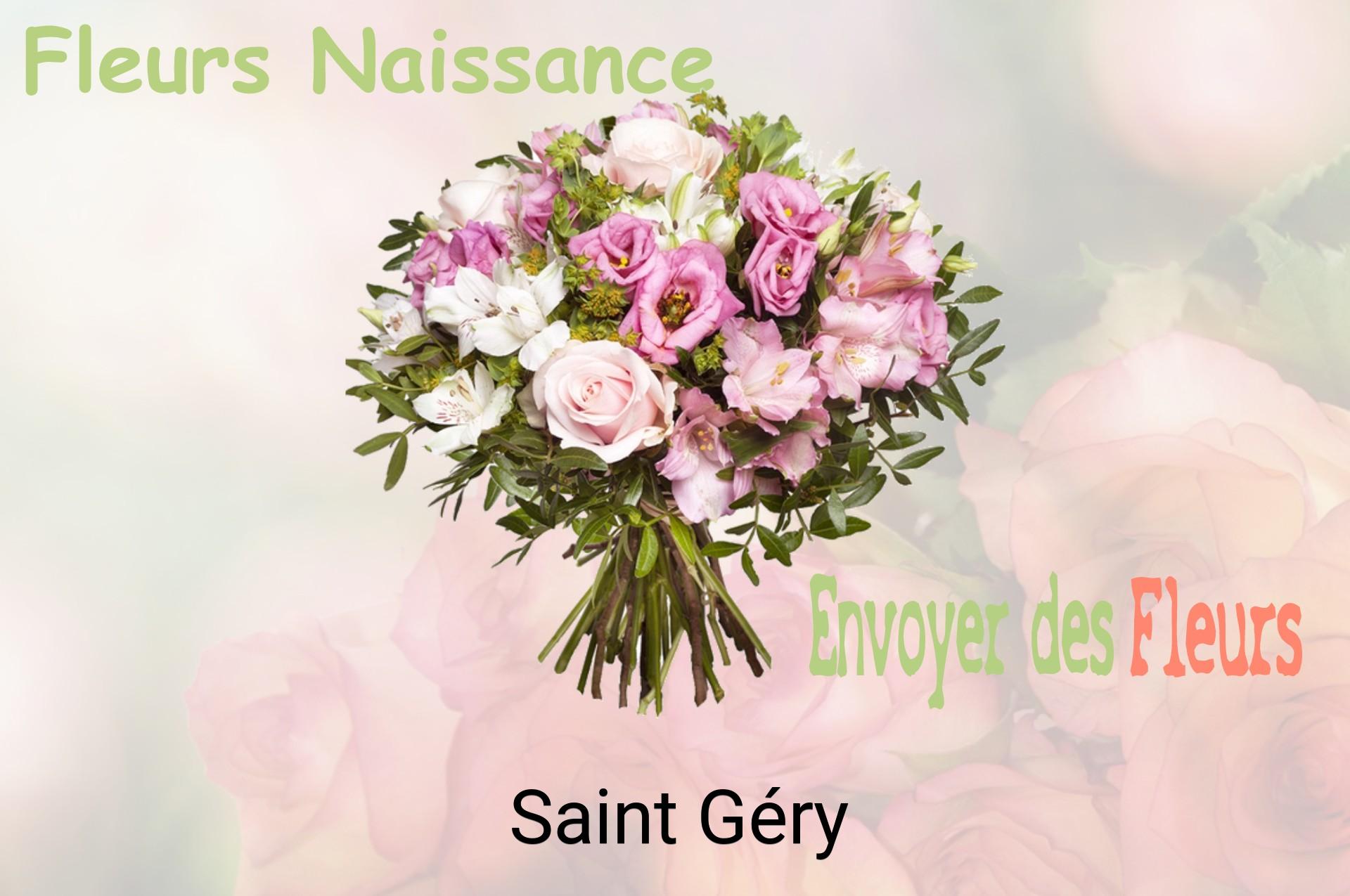 Bouquet de fleurs de naissance livré à Saint-Géry